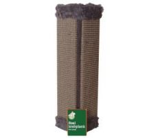 Sisal hoek krabplank met pluche