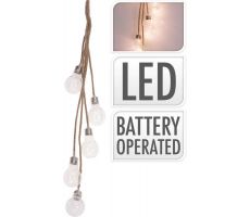 led slinger lampjes, 15led, warm wit, Led kerstverlichting - afbeelding 3