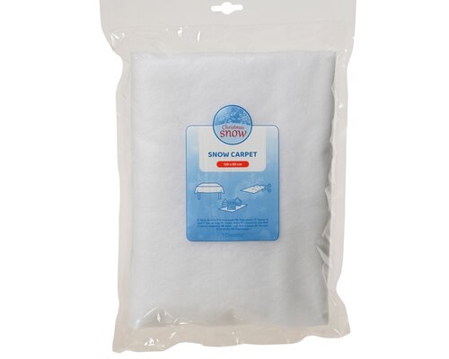 Sneeuwdeken polyester, wit, L 120 cm x B 80 cm x H 1 cm