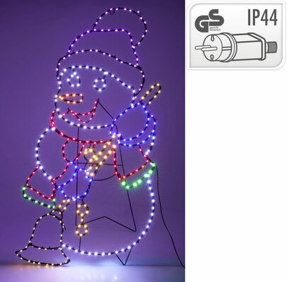 sneeuwpop 90cm 326 led - afbeelding 1