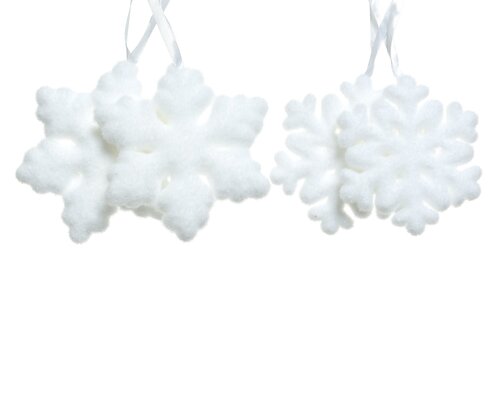 Sneeuwvlok foam, per stuk
