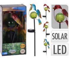 solar vogel op stok, meerdere variaties