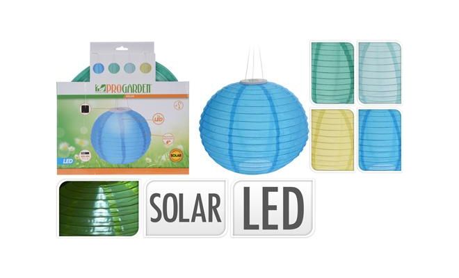 solarlamp lampion balvorm, meerdere kleuren