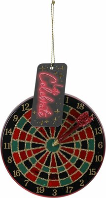 spellen hang deco 9 x 9 x 2 cm - afbeelding 1