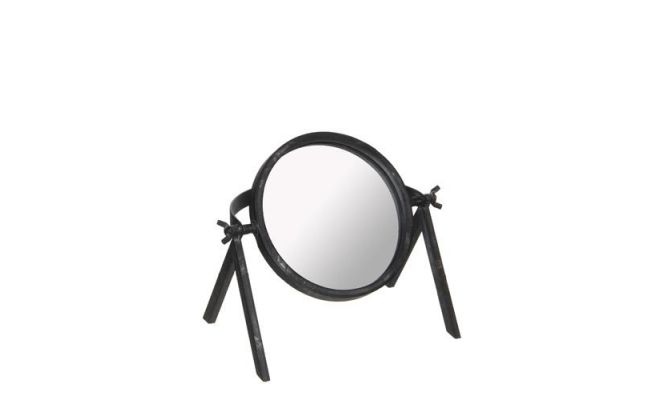 Spiegel, lindon, zwart, l 21.5 cm, b 16 cm, h 19 cm