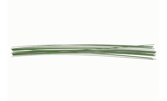 Steekdraad, groen, b 0.8 mm, l 400 mm, 30 st - afbeelding 1