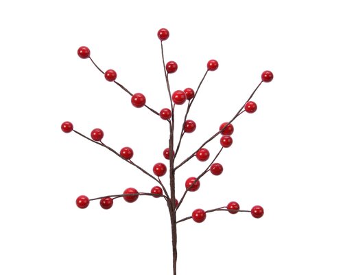 Steker foam berries, H 26 cm