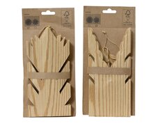 Ster papier cut out fsc mix 70%, naturel, Ø 40 cm x H 9,2 cm, keuze uit 1 stuks - afbeelding 2