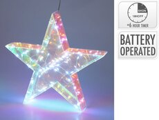 ster regenboog led 40cm - afbeelding 2