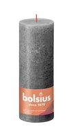 Bolsius Stompkaars rustiek Shine Ø68 x 190 mm Stormy grey