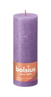 Bolsius Stompkaars rustiek Shine Ø68 x 190 mm Vibrant violet