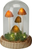 stolp met paddenstoelen en led - afbeelding 2