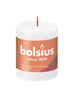 Bolsius Stompkaars rustiek Shine Ø68 x 80 mm Cloudy white