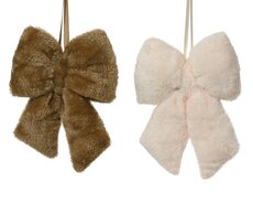 Strik kunstbont, assortie, L 5 cm x B 17 cm x H 23 cm, keuze uit 1 stuks