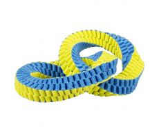 Supa` nylon double hoop blauw/geel - afbeelding 1