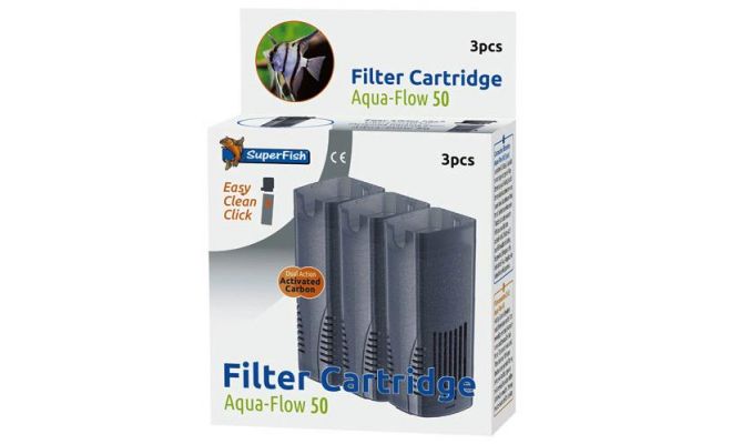 SUPERFISH Aquaflow 50 easy click cper stuk.3st - afbeelding 1