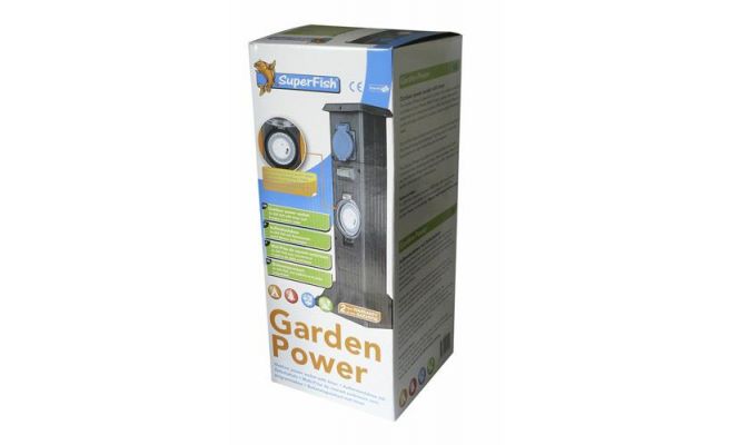 SUPERFISH Gardenpower stekkerdoos&timer - afbeelding 1