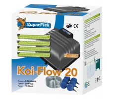 SUPERFISH Koi flow 20 professioneel beluchting set, luchtpomp