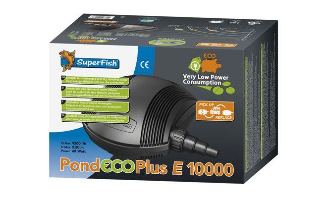 SUPERFISH Pond eco plus e 10.000 68w, luchtpomp - afbeelding 1