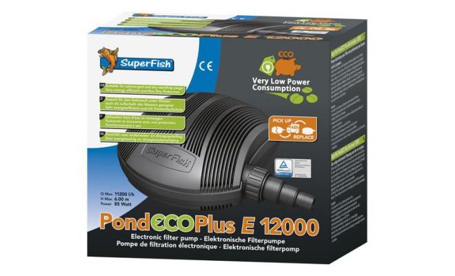 SUPERFISH Pond eco plus e 12.000 85w, luchtpomp - afbeelding 1