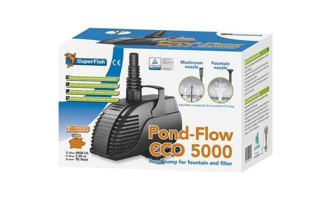 SUPERFISH Pond flow eco 5000, luchtpomp - afbeelding 1