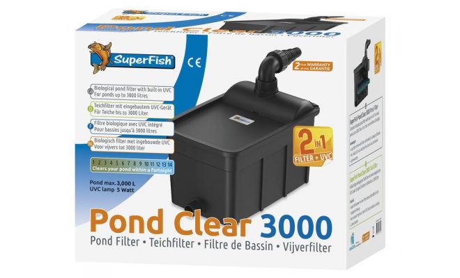 SUPERFISH Pondcl.kit 3000 -uvc-5w - afbeelding 1