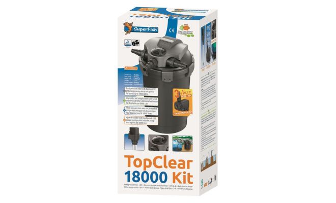 SUPERFISH Topcl.kit 18000 uvc-11w- pomp 5000l