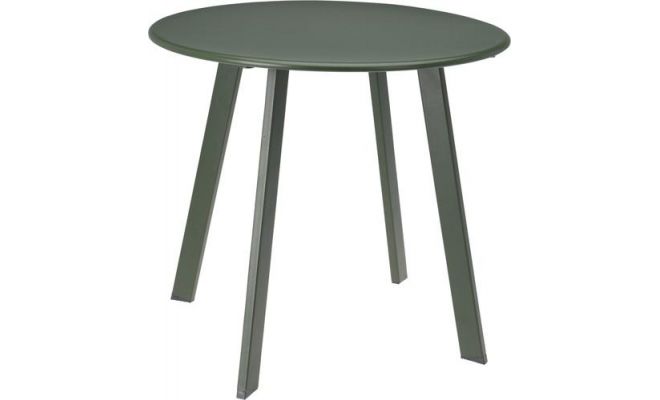 tafel rond 50cm mat groen - afbeelding 1