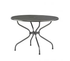 Tafel strekm 105cm rond antraciet