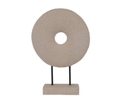 Tafeldeco polyresin L 8 B 29 H 41cm zand