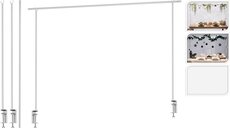 tafelklem metaal wit,13.6x4x10cm - afbeelding 3