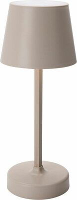 tafellamp 10 x 26 cm cream - afbeelding 1