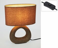 tafellamp steengoed e14  190x70x170mm - afbeelding 1