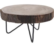 tafeltje hout rond 24cm - afbeelding 2