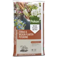 Terras en balkon potgrond, rhp, Pokon, 20 liter