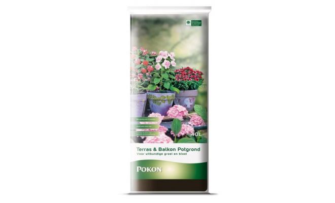 Terras en balkon potgrond, rhp, Pokon, 40 ltr - afbeelding 1