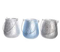 Theelicht houder, glas, b 9 cm, h 10 cm, meerdere variaties - afbeelding 1