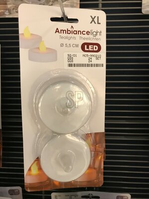 theelicht jumbo led set van 2s, Led kerstverlichting - afbeelding 1