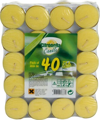 theelichten 40 stuks citronella