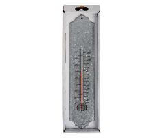 Thermometer, zink, l 6.7 cm, b 1.4 cm, h 30 cm - afbeelding 2