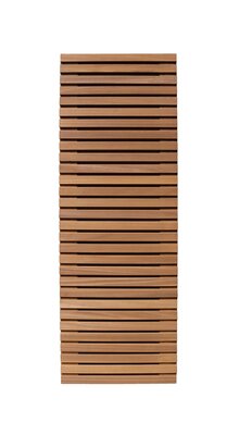 Thermovision Ayous enkelzijdig geschaafd latten paneel, recht horizontaal, 180 x 60 cm.