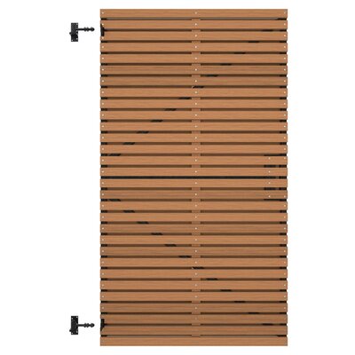 Thermovision Ayous geschaafd latten deur op verstelbaar frame, horizontaal, 178 X 99 cm.