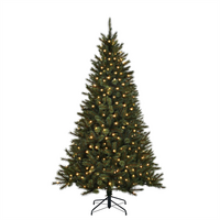 Toronto kerstboom groen met 300 led, 1235 tips - H230xD140cm - afbeelding 5