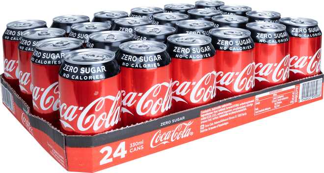 Tray COCA cola zero 24 x 330ml