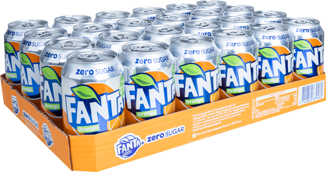 Tray FANTA orange zero 24 x 330ml