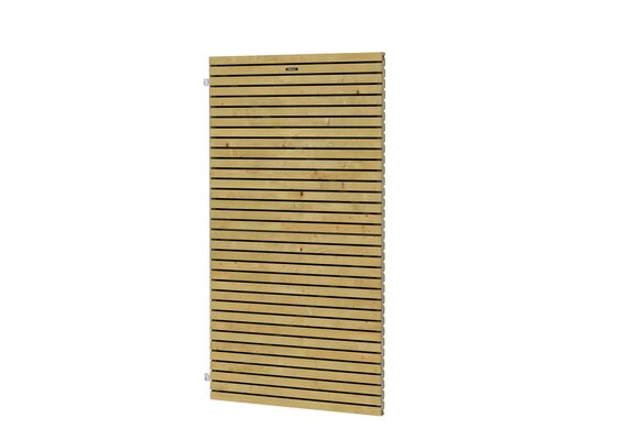 Tuindeur Elan 100 Excellent op verstelbaar stalen frame, 100 x 180 cm, groen geïmpregneerd.