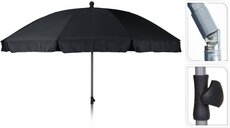 tuinparasol dia 250cm donker grijs