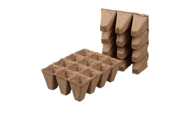 Turfpottrays h5x4x4cm - afbeelding 1