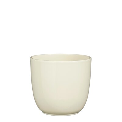 Tusca pot rond creme - H11 x Ø12 cm