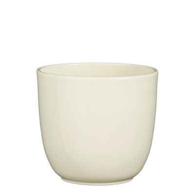 Tusca pot rond creme - H16 x Ø17 cm
